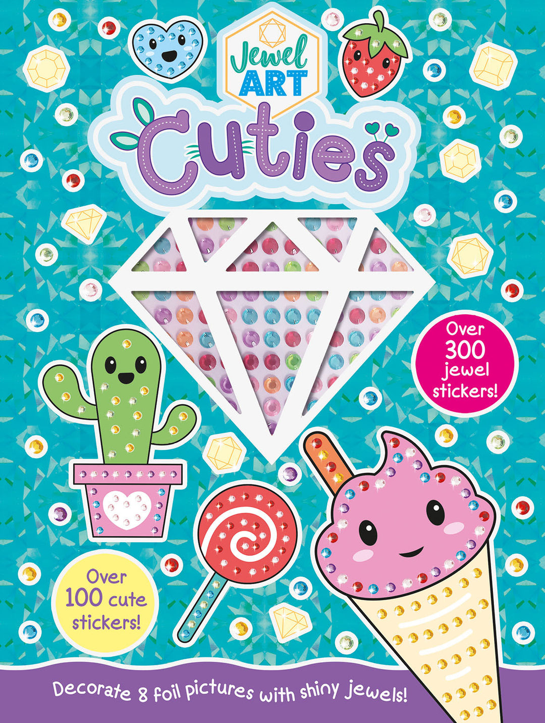 Cover image for Jewel Art Cuties ISBN 9781835551172